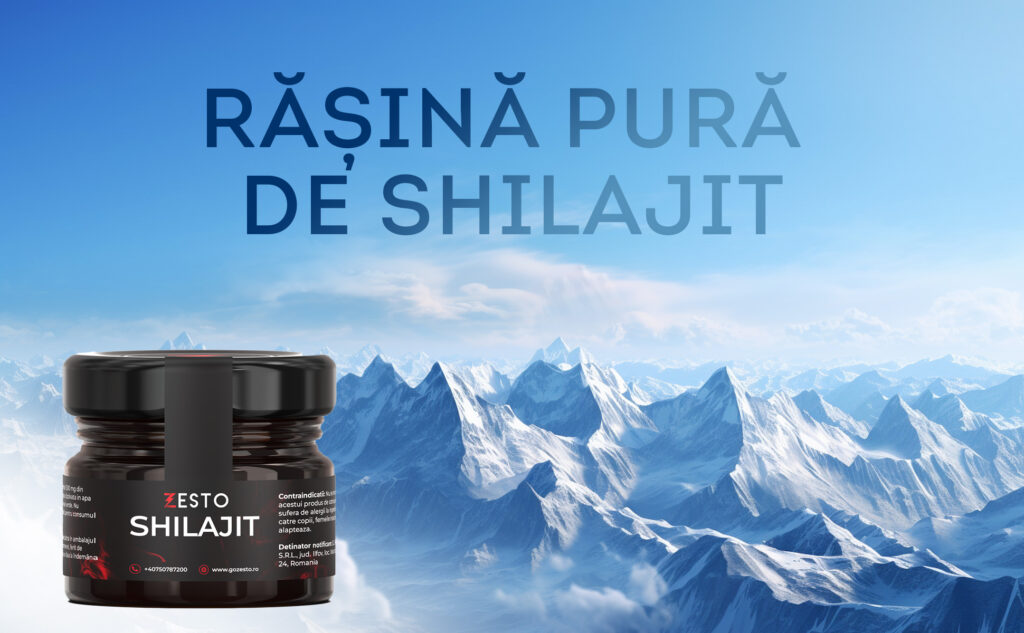 Rășină pură de shilajit de la Zesto