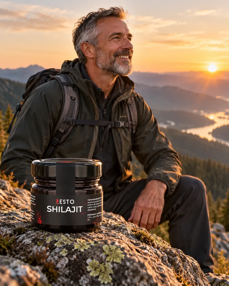 Shilajit Zesto pentru adulți peste 35 de ani